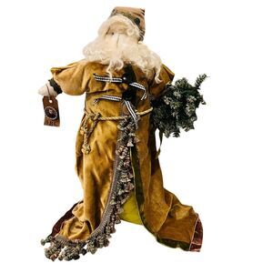 20” Primitive Folk Art Old World Santa